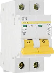 IEK ВА47-29 2P C10 4,5kA Автоматический выключатель 2-х полюсный 10А с хар. С