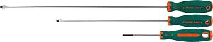 D71S8175 Отвертка стержневая шлицевая ANTI-SLIP GRIP, SL8.0х175 мм JONNESWAY