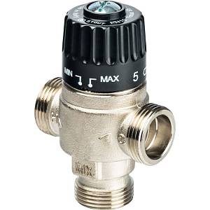 SVM-0025-236520 STOUT Термостатический смесительный клапан для систем отопления и ГВС 3/4&quot; НР 30-65°С KV 2,3