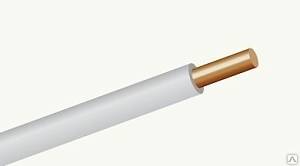 Провод монтажный ПуВ (ПВ-1) 1х6 кв. мм. ГОСТ белый