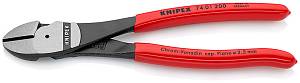 Бокорезы особо мощные, 200 мм, фосфатированные, обливные ручки KNIPEX