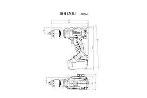 SB 18 LTX BL I Аккумуляторные ударные дрели Metabo