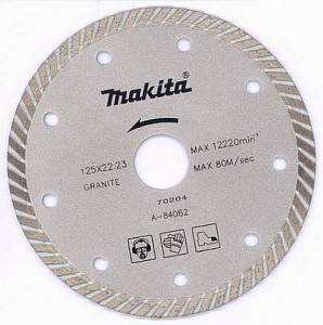 Диск алмазный Turbo по стройматериалам (125х22,2/20 мм) Makita B-28058