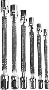 Набор шарнирных гаечных ключей двусторонних 6 шт, 8 - 19 мм, KRAFTOOL 27211-H6_z01